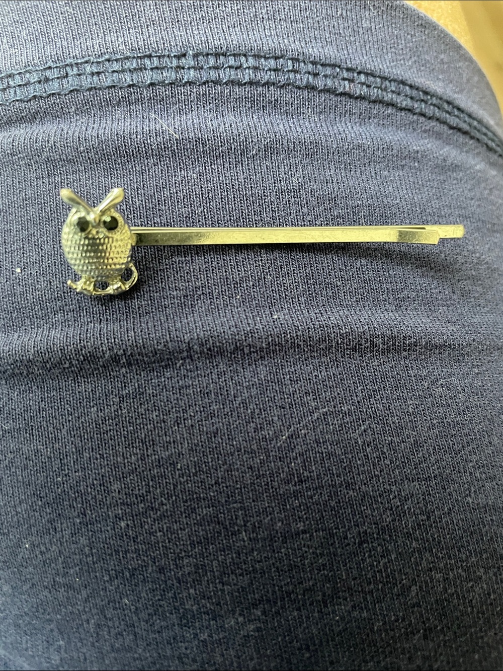 Silver Owl Bobby Pin Hair Accessory